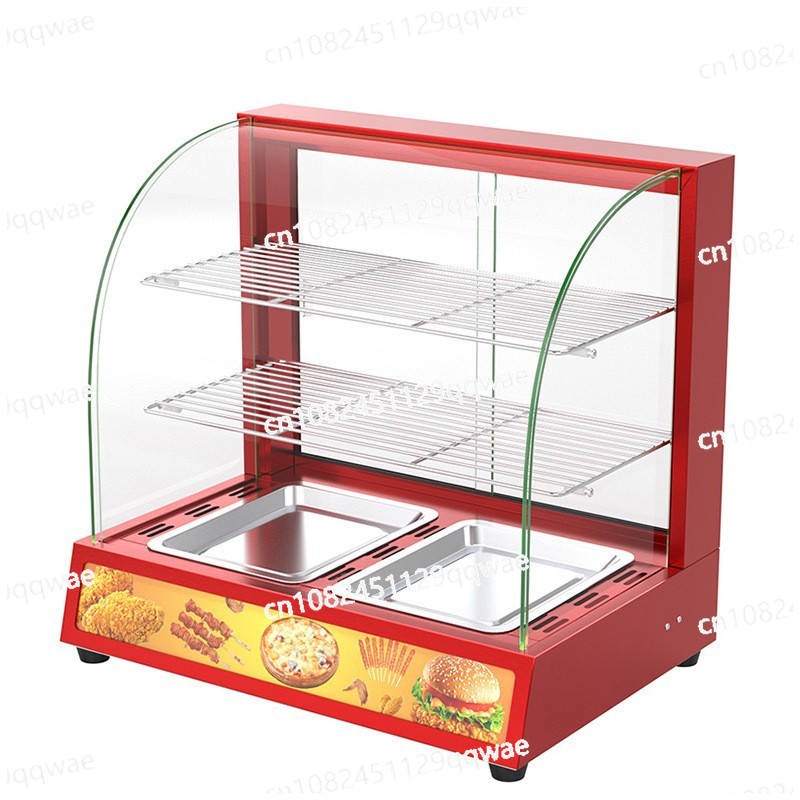 Food Warmer Display - خزانة عرض لتدفئة الطعام التجارية، دجاج