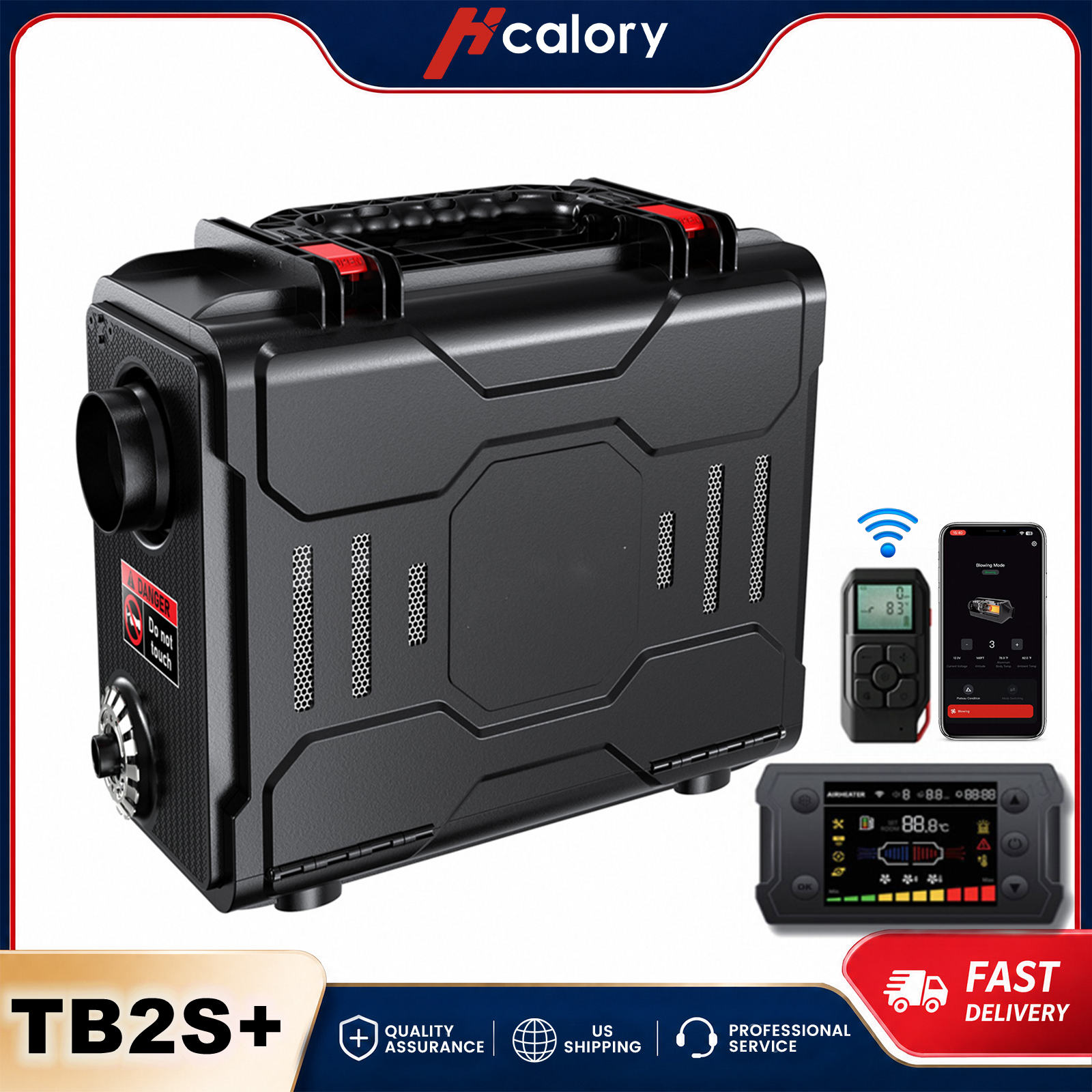 Food Warmer Display - سخان ديزل Hcalory TB2S+ بقوة 8