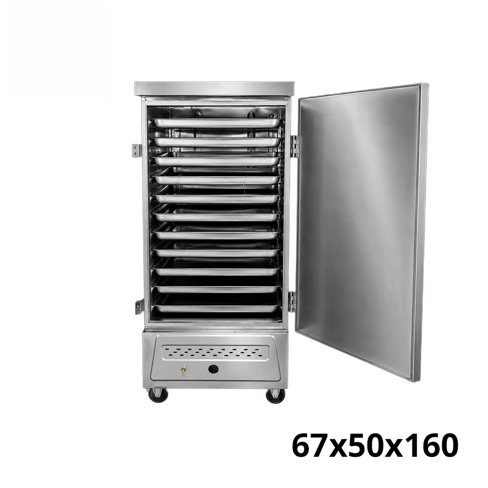 Commercial Kitchen Steamer - جهاز طهي الأرز بالبخار من الفولاذ