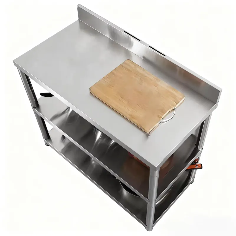 طاولة عمل للمطابخ التجارية من  - مراجعة Commercial Kitchen Backsplash وسعره