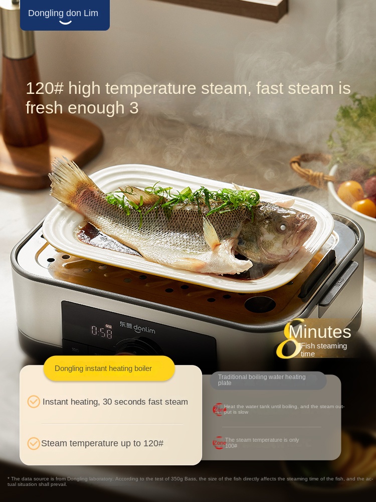 جهاز بخار منزلي متعدد الوظائف  - مراجعة Commercial Kitchen Steamer وسعره