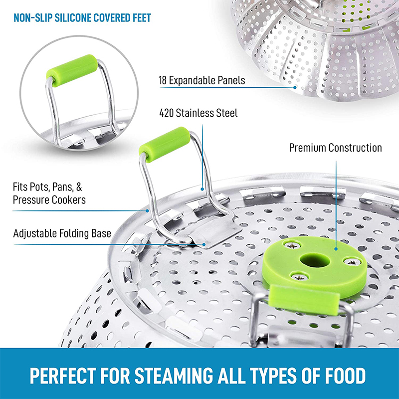 9 بوصة الفولاذ المقاوم للصدأ ل - مراجعة Commercial Kitchen Steamer وسعره