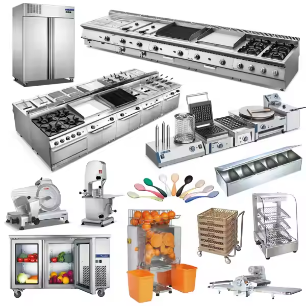 مجموعة معدات الوجبات السريعة ا - مراجعة Commercial Kitchen Layouts وسعره