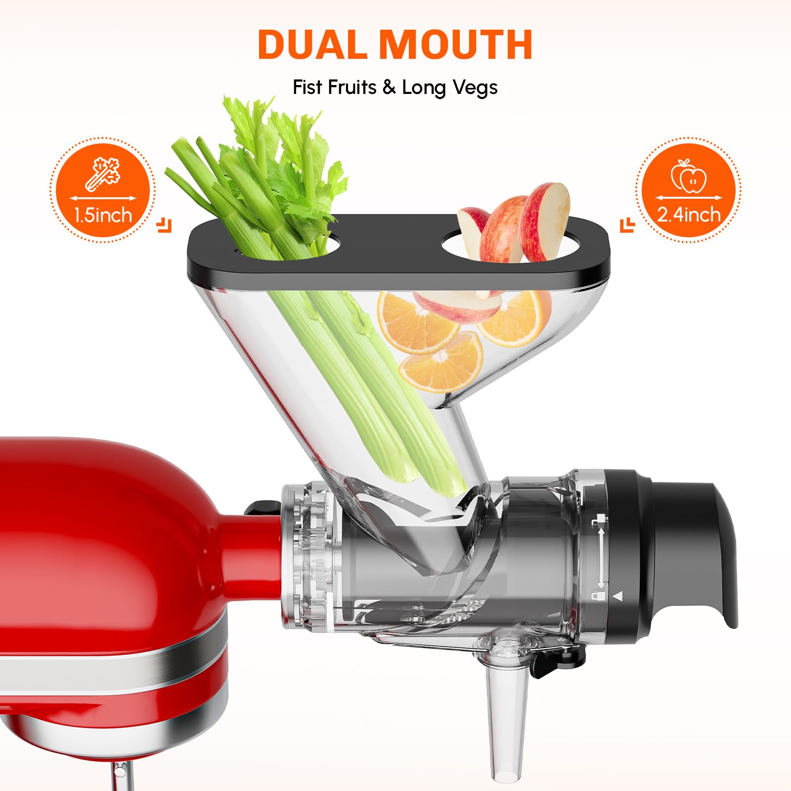ملحق عصارة بالضغط البارد البطي - مراجعة Commercial Kitchen Products وسعره