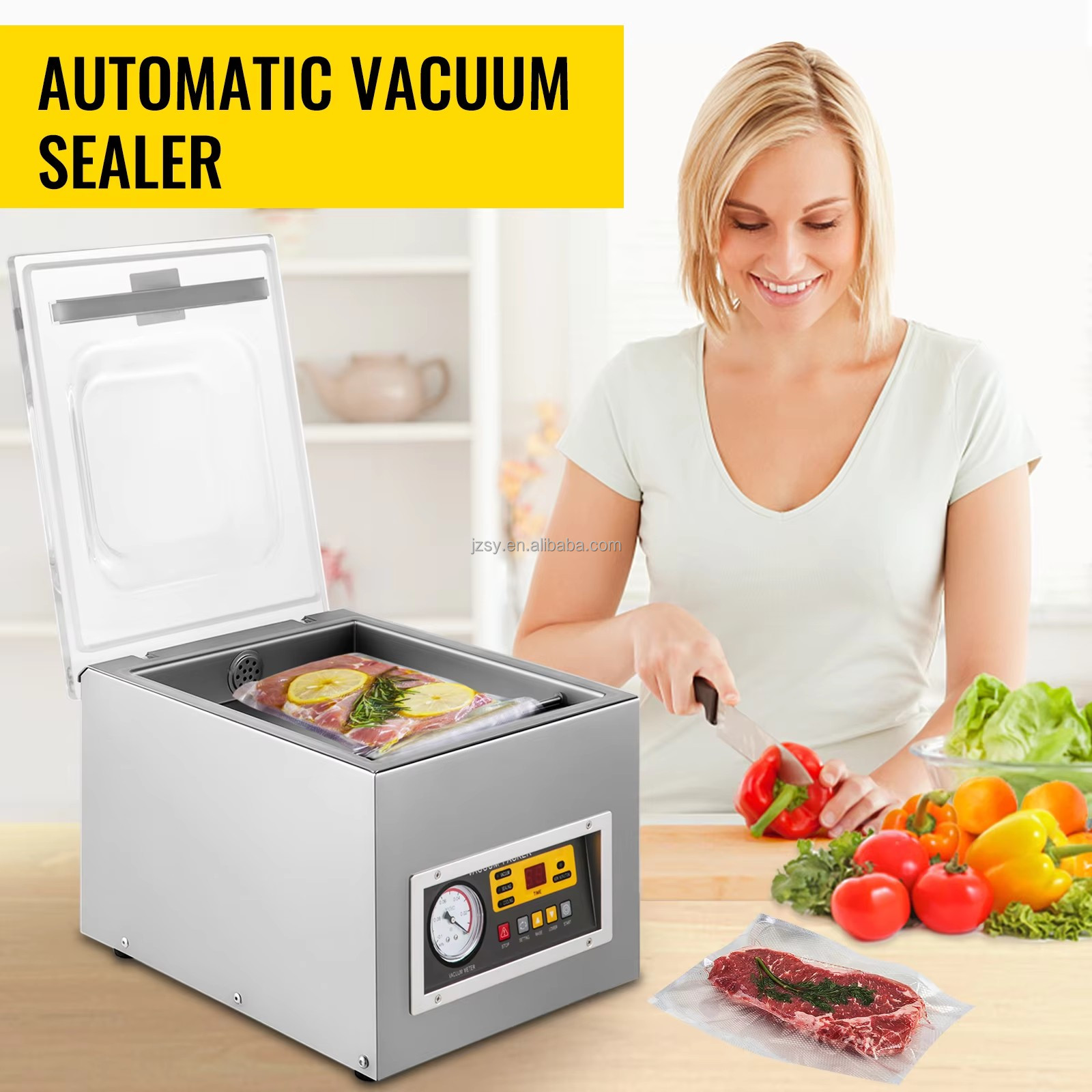 آلة تعبئة الفراغ التجارية أكيا - مراجعة Commercial Kitchen Products وسعره