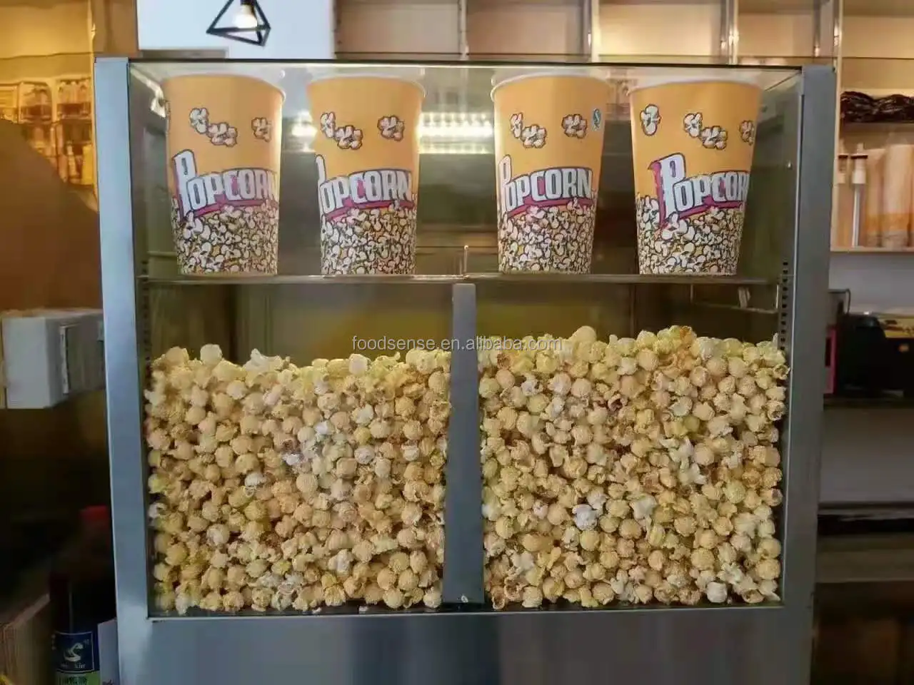 خزانة عرض تجارية لحفظ الفشار و - مراجعة Food Warmer Display وسعره